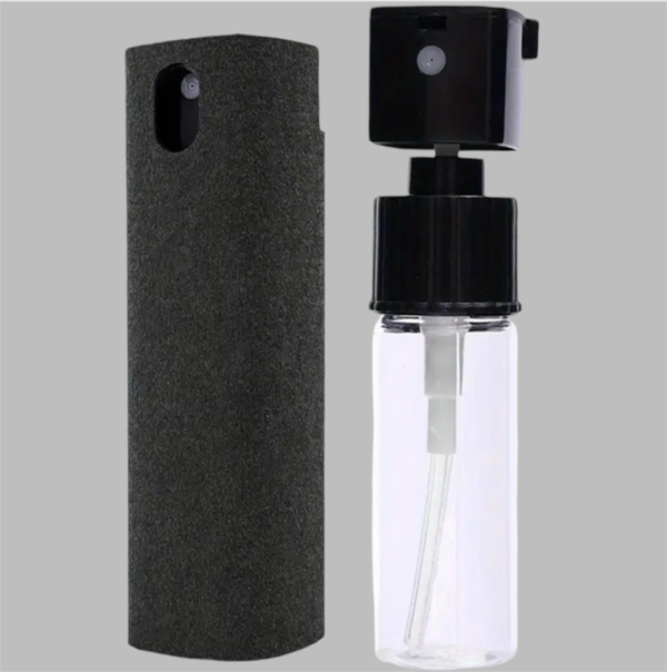 2-in-1 Microfiber Screen Cleaner Set with Spray Bottle - Image 4