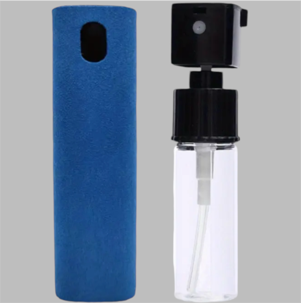 2-in-1 Microfiber Screen Cleaner Set with Spray Bottle - Image 2